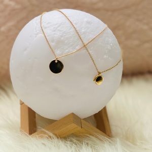 2/$10 Dainty Gold Pendent Necklaces 🛍